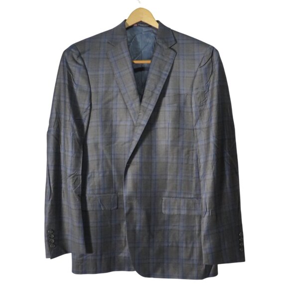 Walter Morton NWT Blue and Gray Sport Coat - Picture 1 of 8